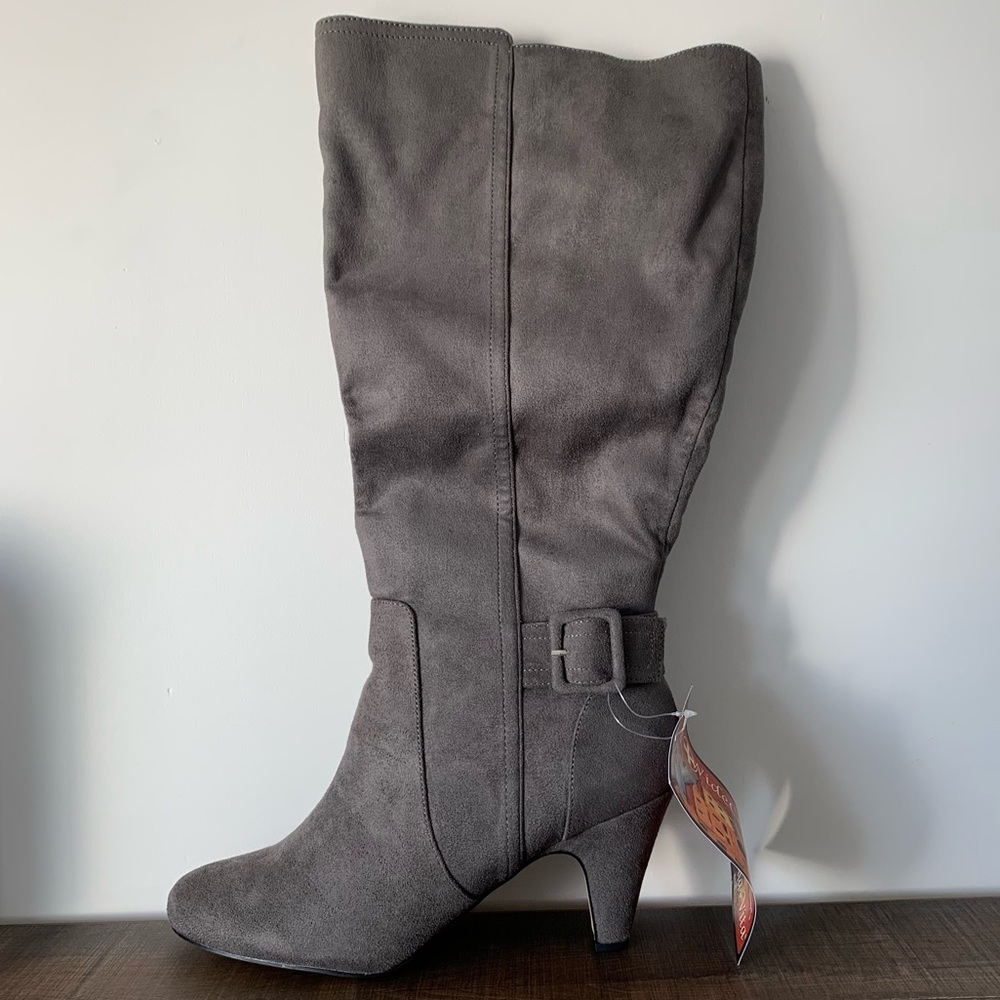 Extra-wide Calf Knee High Boots